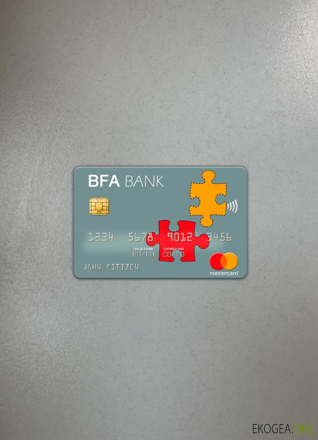 Angola Banco de Fomento mastercard photolook recto